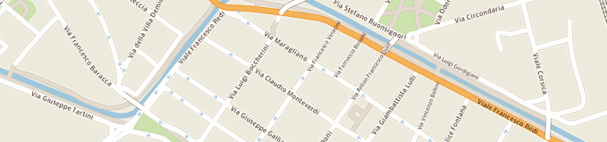 Mappa della impresa gatti claudio a FIRENZE