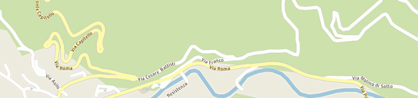 Mappa della impresa benetti mauro a RECOARO TERME