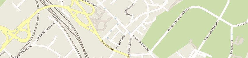 Mappa della impresa sabatelli sas di sabatelli matteo e c a FIRENZE