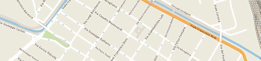 Mappa della impresa stefania illumina sdf a FIRENZE