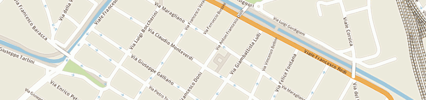 Mappa della impresa sotto zero a FIRENZE