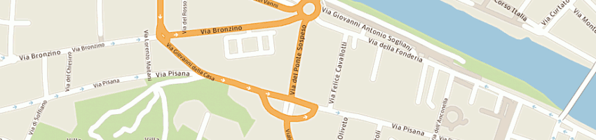 Mappa della impresa avis autonoleggio spa a FIRENZE