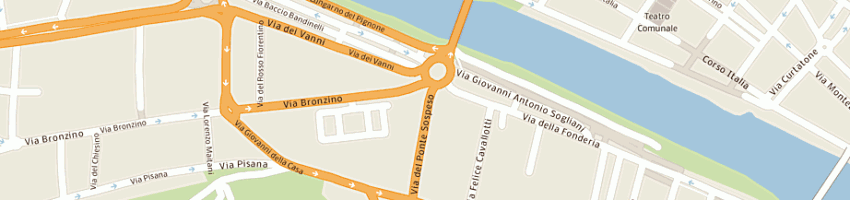 Mappa della impresa civaie citorni di vieri bicci a FIRENZE