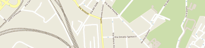 Mappa della impresa tosco service snc di del sere f e c a FIRENZE