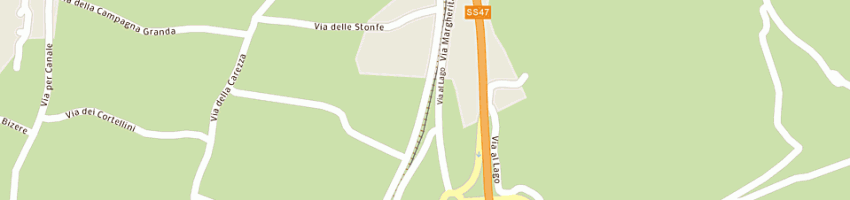 Mappa della impresa meneghini antonio a PERGINE VALSUGANA