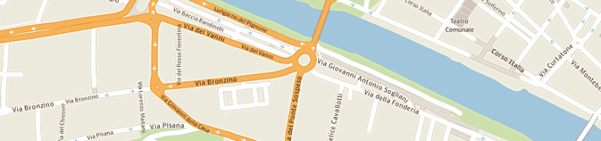 Mappa della impresa ciacco di marchetti franco e c snc a FIRENZE