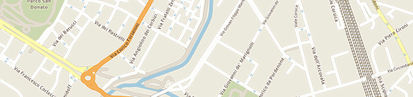 Mappa della impresa la galerie srl a FIRENZE