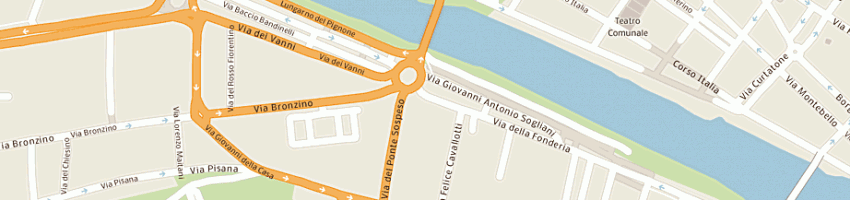 Mappa della impresa cemo a FIRENZE