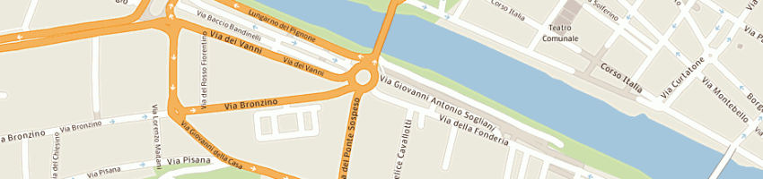 Mappa della impresa al forno snc a FIRENZE