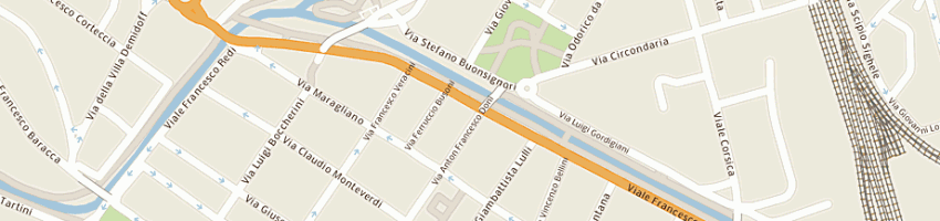 Mappa della impresa allure sas di pieroni laura e c a FIRENZE