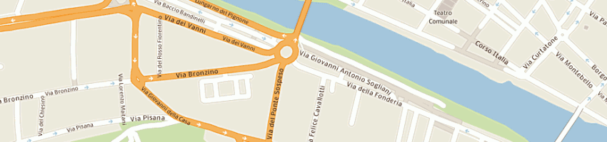 Mappa della impresa model t sas di michael fantacci a FIRENZE