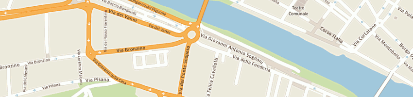 Mappa della impresa autoscuola arno a FIRENZE