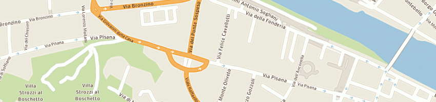 Mappa della impresa centro diurno minori san felice a FIRENZE