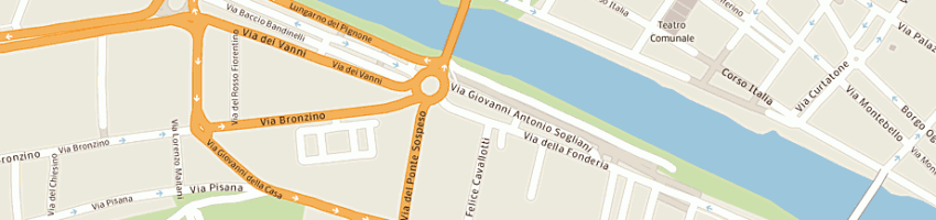 Mappa della impresa elettrauto bruno di federico bruno a FIRENZE