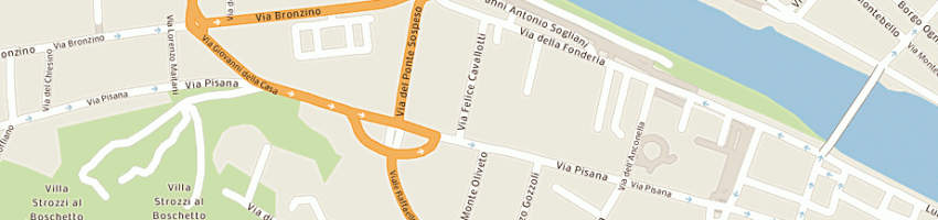 Mappa della impresa giachetti arch a FIRENZE