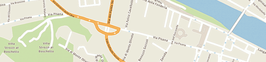 Mappa della impresa tappezzeria gargani simone a FIRENZE