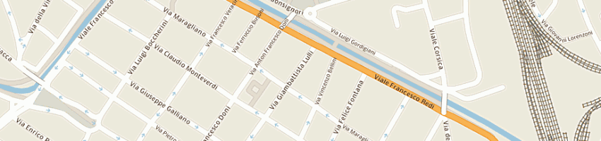 Mappa della impresa associazione sportiva azzurra a FIRENZE