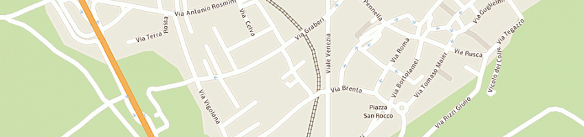 Mappa della impresa degasperi renato a PERGINE VALSUGANA