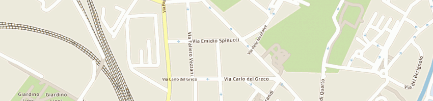 Mappa della impresa alterini giovanni a FIRENZE