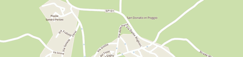 Mappa della impresa officina meccanica simoncini e c a TAVARNELLE VAL DI PESA