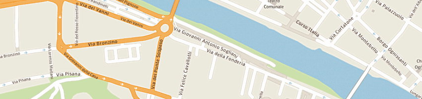 Mappa della impresa calabrese mario a FIRENZE