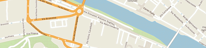 Mappa della impresa fallani giuseppe sas di fallani lucia e c a FIRENZE