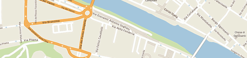 Mappa della impresa malucelli viridiana a FIRENZE