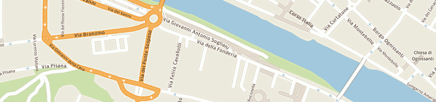 Mappa della impresa nesi giancarlo a FIRENZE