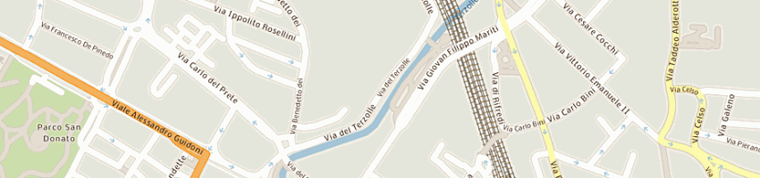 Mappa della impresa elettrosistemi snc di tognaccini paolo e c a FIRENZE