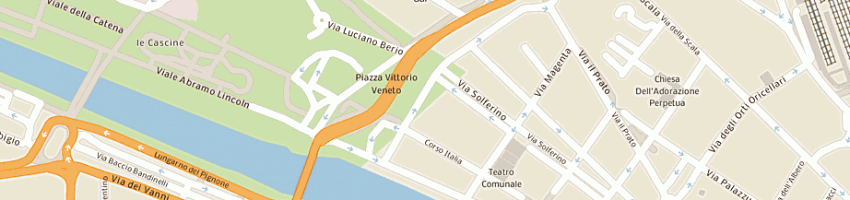 Mappa della impresa autonoleggio niccoli a FIRENZE