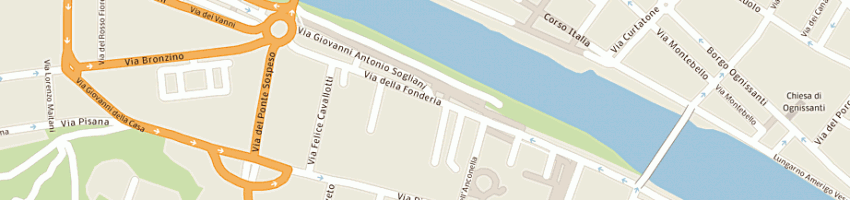 Mappa della impresa boma sport snc a FIRENZE