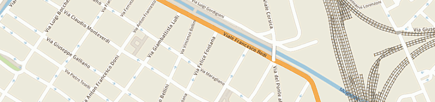 Mappa della impresa cef a FIRENZE