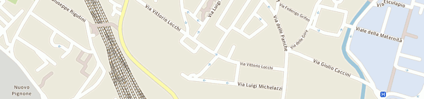 Mappa della impresa fontanelli lorenzina a FIRENZE