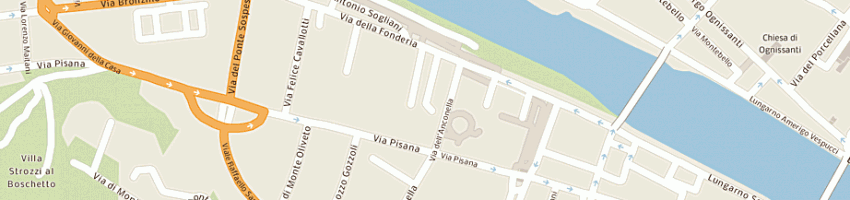 Mappa della impresa fond di andrea ponsi e c sas a FIRENZE
