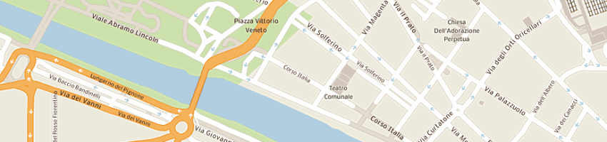 Mappa della impresa hotel crocini holyguest sas a FIRENZE