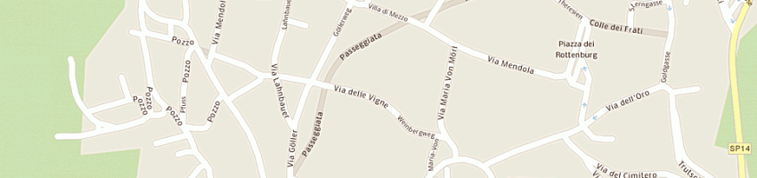 Mappa della impresa carabinieri a CALDARO SULLA STRADA DEL VINO