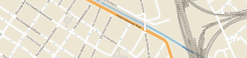 Mappa della impresa soro fabrizio angelo mari a FIRENZE