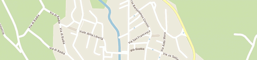 Mappa della impresa 'bilancino spa' a BARBERINO DI MUGELLO