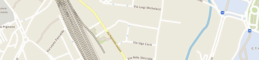 Mappa della impresa coop facchini leonardo srl soc coop a FIRENZE