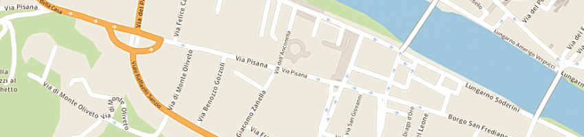 Mappa della impresa copy e web di barnini vania a FIRENZE