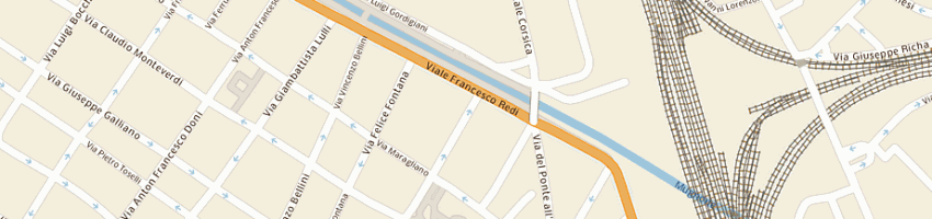 Mappa della impresa krea pubblicita' di francioli roberto a FIRENZE