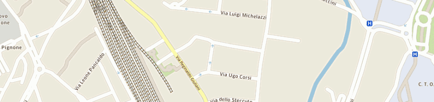 Mappa della impresa city club novantanove srl a FIRENZE