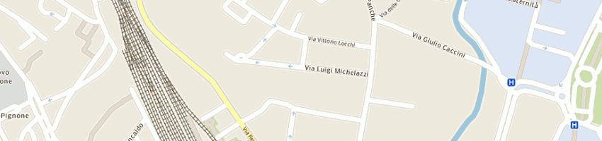 Mappa della impresa emg autoattrezzature di etheve monique genevieve a FIRENZE