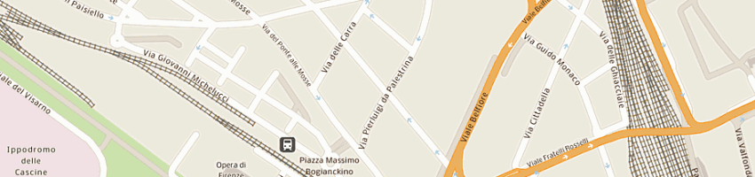 Mappa della impresa circolo lavoratori porta al prato a FIRENZE