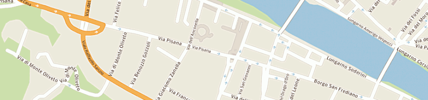 Mappa della impresa respo tours di palmolungo marco a FIRENZE
