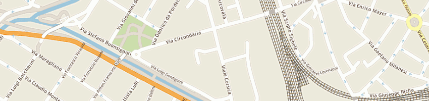 Mappa della impresa garage giglio di cb 512 srl e c sas a FIRENZE