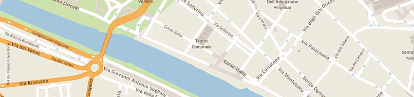 Mappa della impresa ente autonomo teatro comunale di firenze fondazione di diritto privat a FIRENZE
