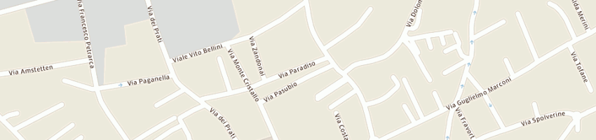 Mappa della impresa zampedri stefano a PERGINE VALSUGANA
