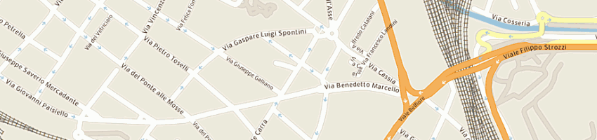 Mappa della impresa cimarosa residence bed e breakfast a FIRENZE