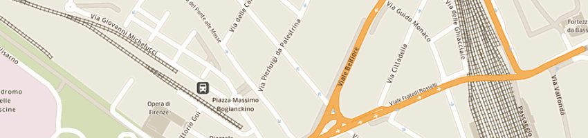 Mappa della impresa savasana sporting club a FIRENZE
